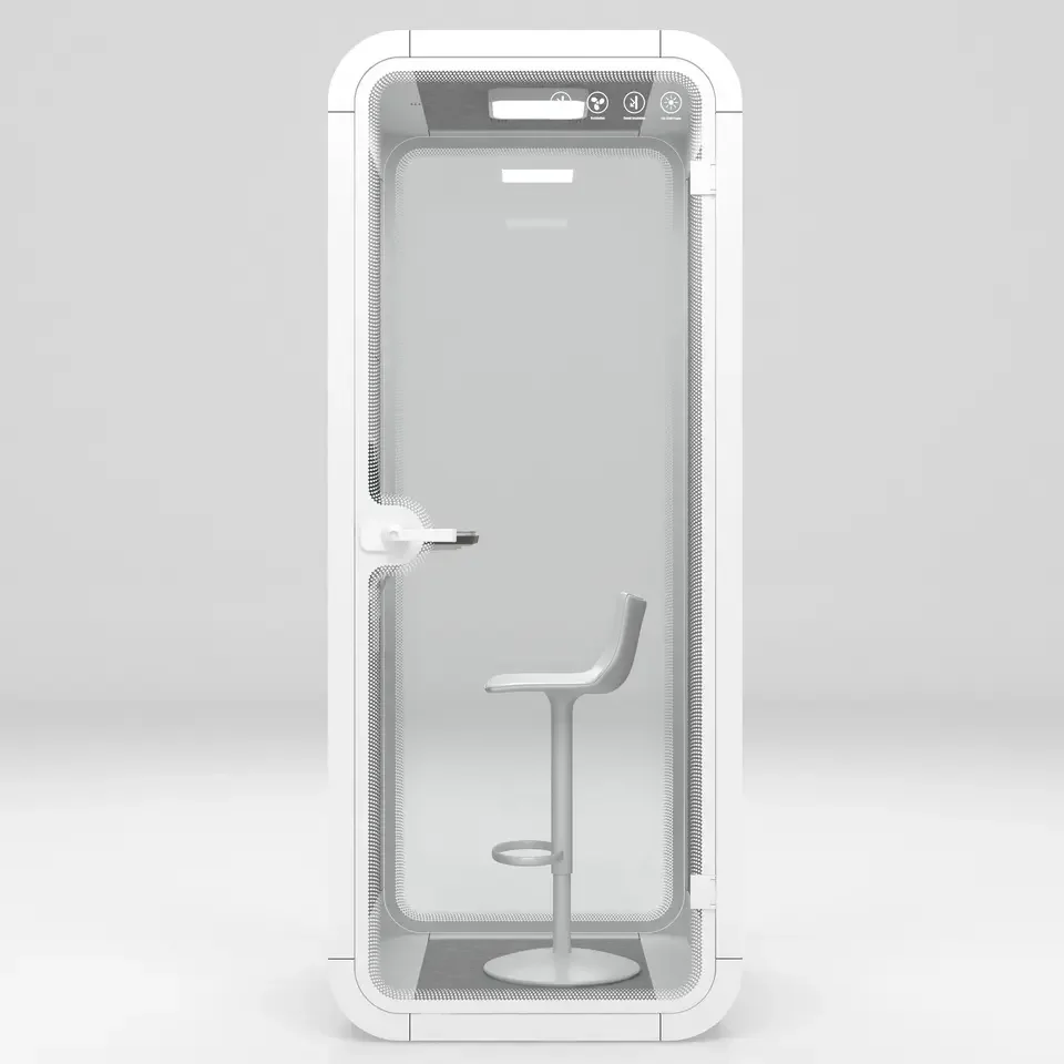 Company Using One Person Silence Phone Pod Modular Soundproof Telephone Acoustic Booth