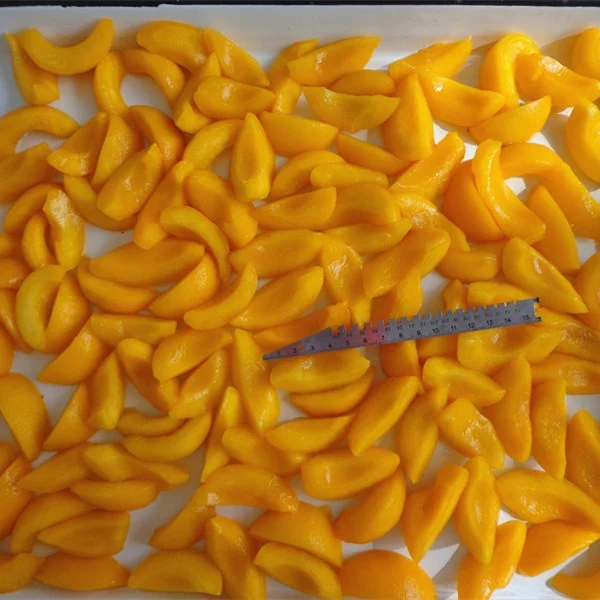 
good quality canned peach cut slice 