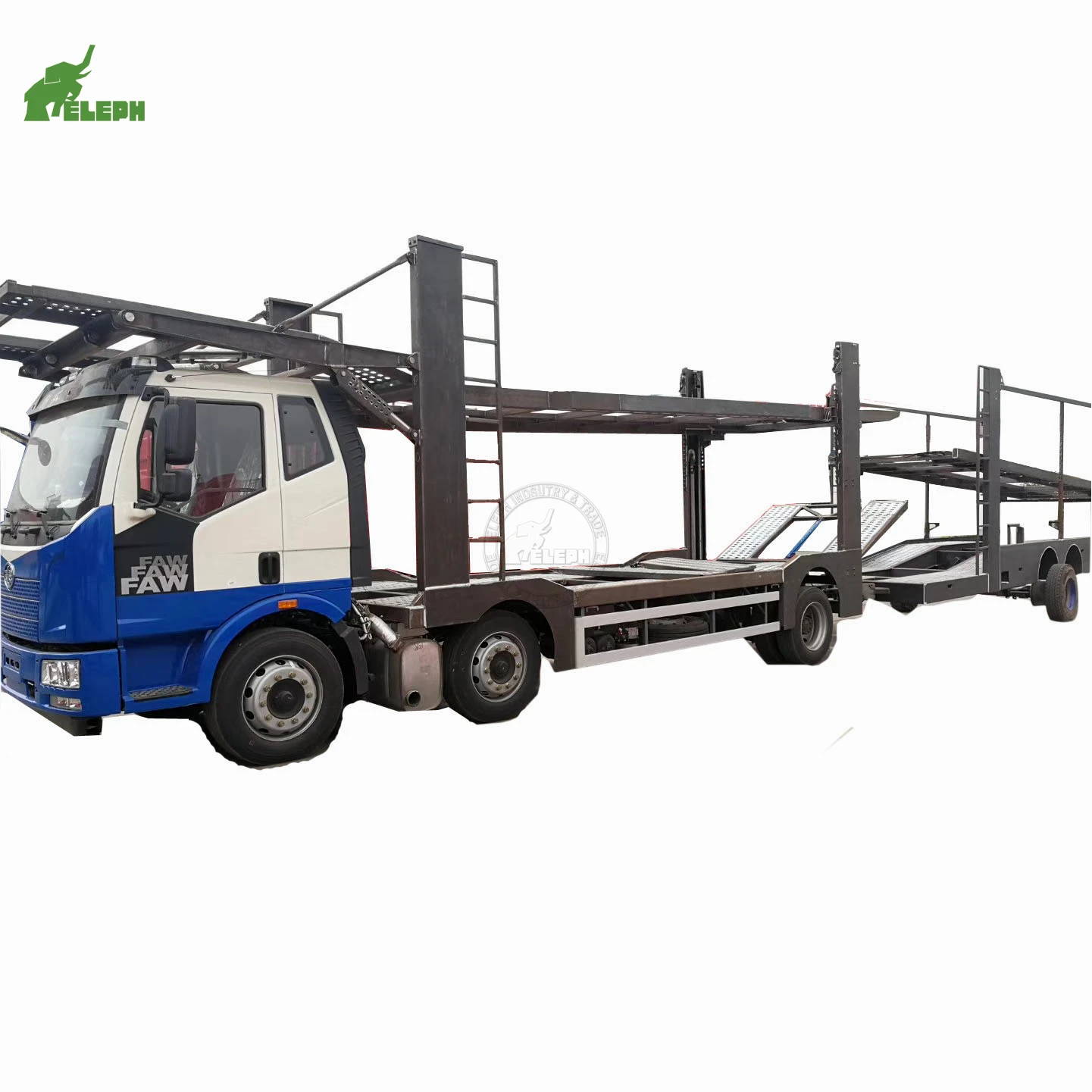 Double Axles Large Capacity 8 Cars Vahicle Carrier Semi Trailer to Carry 07