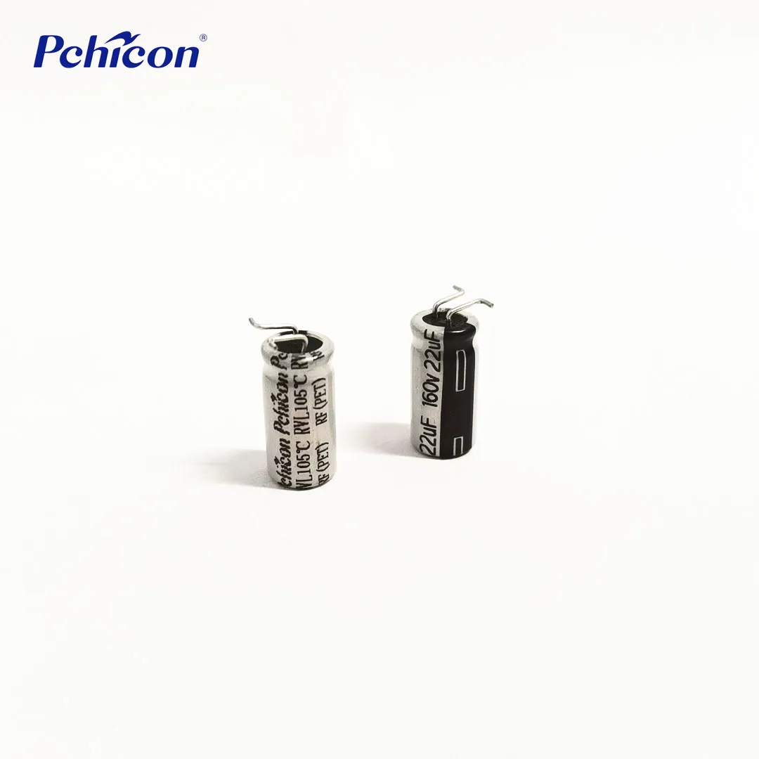 Алюминиевый электролитический конденсатор Pchicon 160V22uF 6,3*10 мм RVL 5000часов SMD от производителя