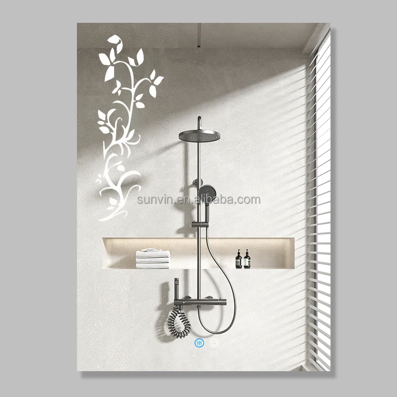 Factory Direct Sale Smart Mirror Retail Civic Side Keychains Dressing Tables Glass LED Mirrors With Mirror And Light