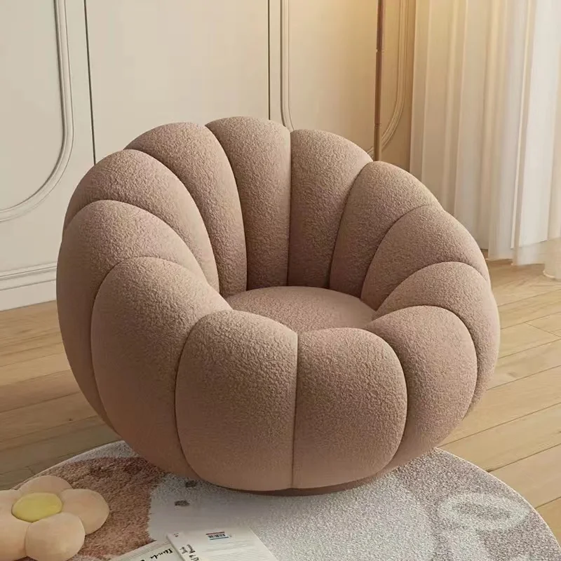 Lounge Modern single seat cheap Nordic Rental bedroom pumpkin chairs