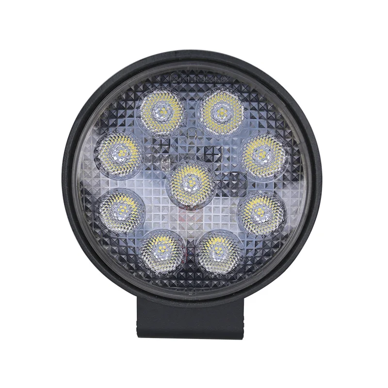 Guangzhou factory custom IP68 waterproof commercial led work light 27w 12v tractor trucks car led work light
