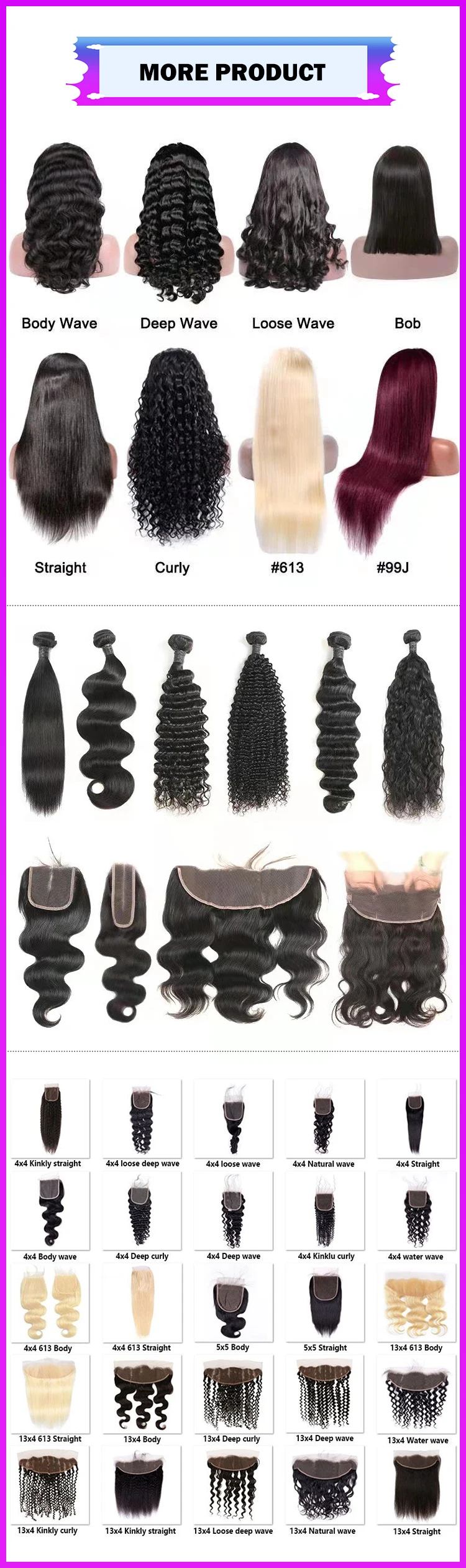 Natural Color Virgin Peruvian Straight Human Hair Bundles With Lace Closure, Free Sample Cuticle Aligned Human Hair