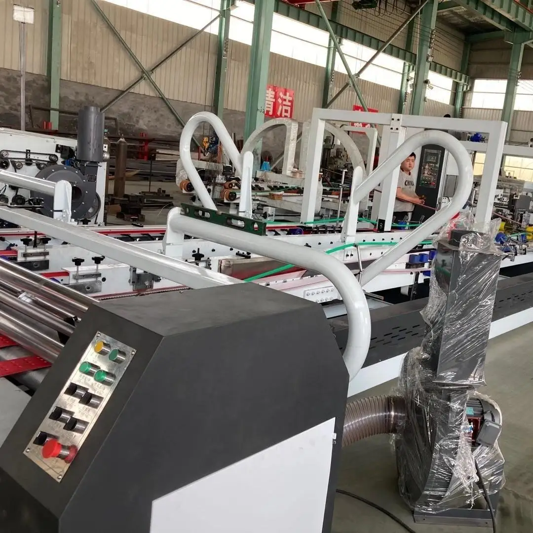 Full Automatic Cardboard Stapler Carton Corrugated Stitching Boxes Machines