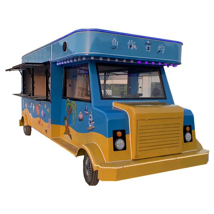 catering trailers fast food vending car fast food cart truck for sell