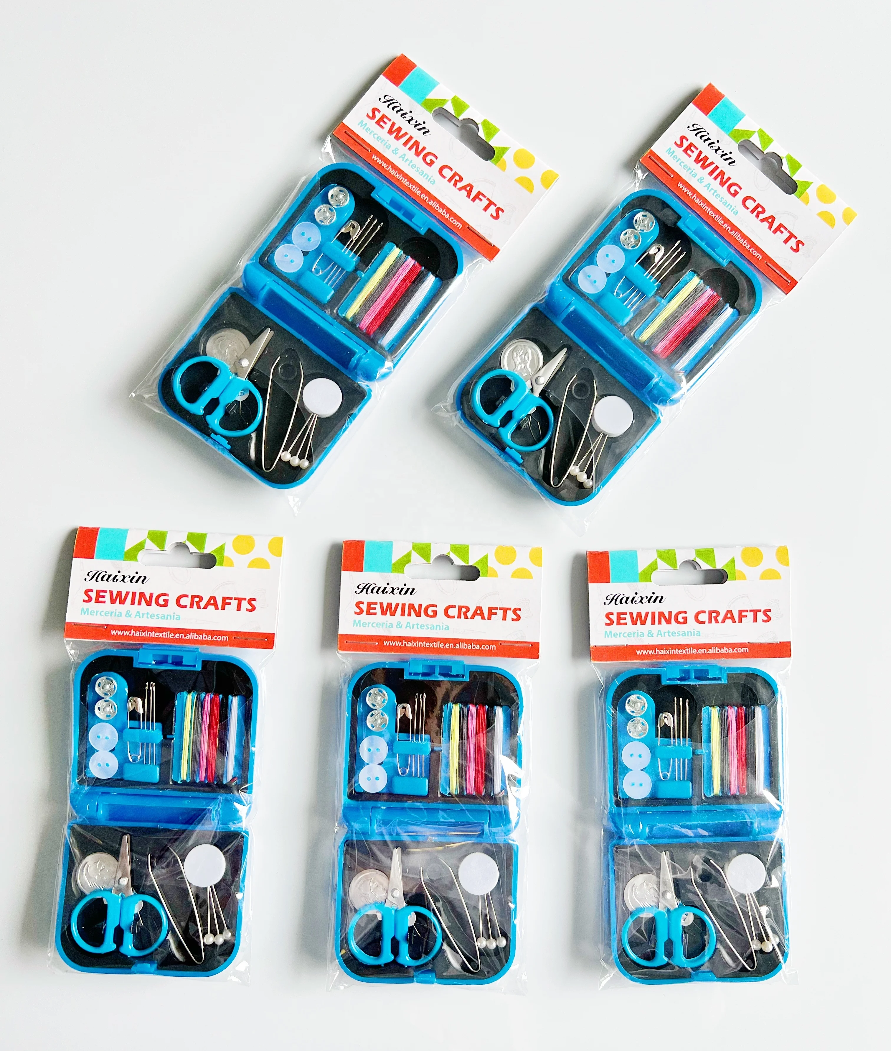 Household Children Needlework 20pcs Needles Set Sewing Kit for kids