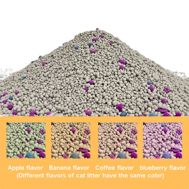 Natural OEM/ODM Bentonite Cat Litter 5kg 10kg 20kg Absorbent Broken Bentonite Clumping Crushed Sand with Fragrance