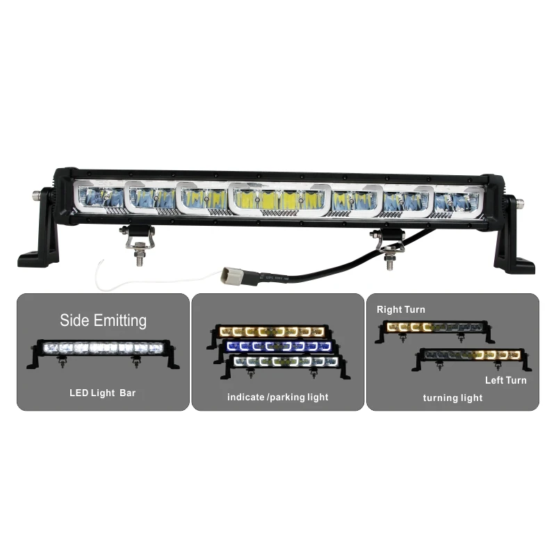Tuff плюс Emark 12v 24v однорядные DRL для внедорожников бампер светодиодная осветительная балка
