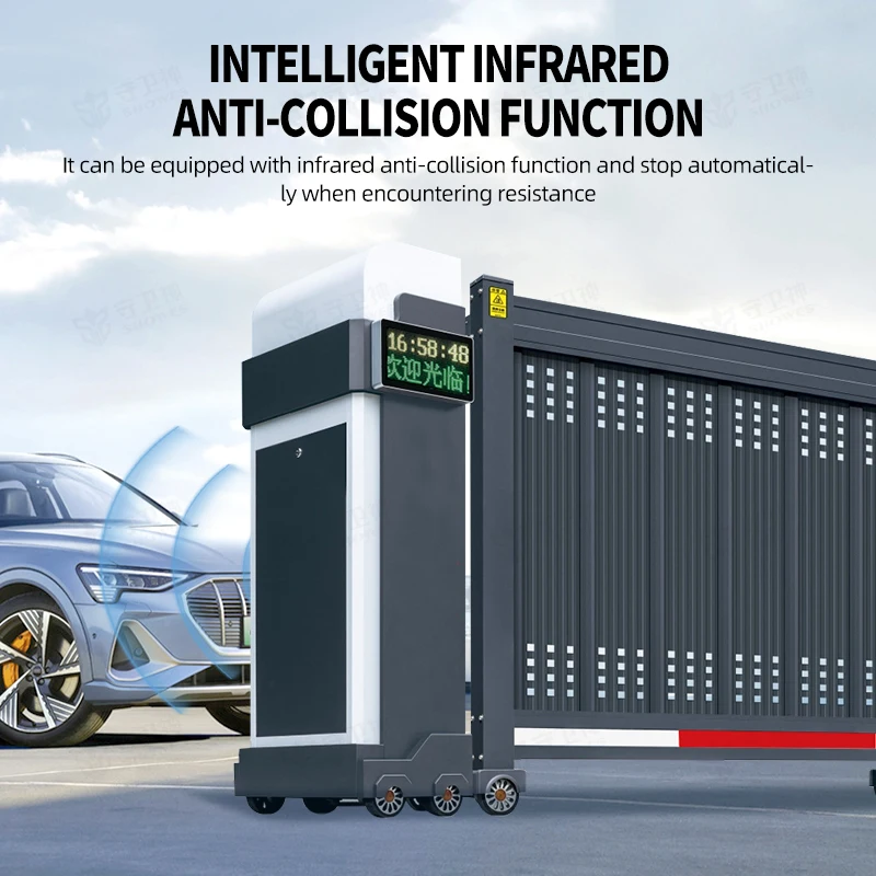 Factory Best Entrance Main Sliding Gate Electric Driveway Telescopic Gate Automatic Folding Retractable Gate