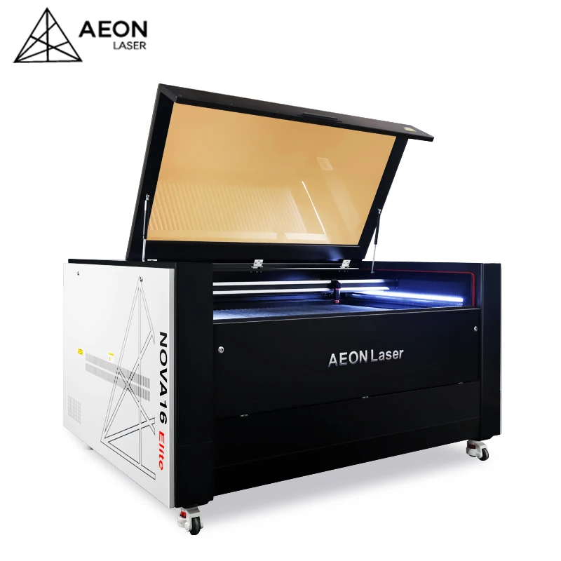 Aeon Laser Elite16 1610 CNC Co2 Optic Laser Cutting Machine with Stepper Servo Motor High Speed 100w 130w Class 1 Laser Shanghai