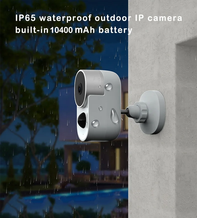 Full security tuya camera outdoor IP65 waterproof wireless