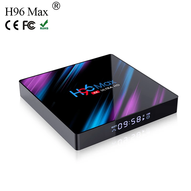 Customize tv box 4k Rk3318 16GB 32GB 64GB Android 10.0 Dual Wifi Mini Smart TV Box WIth Led Display