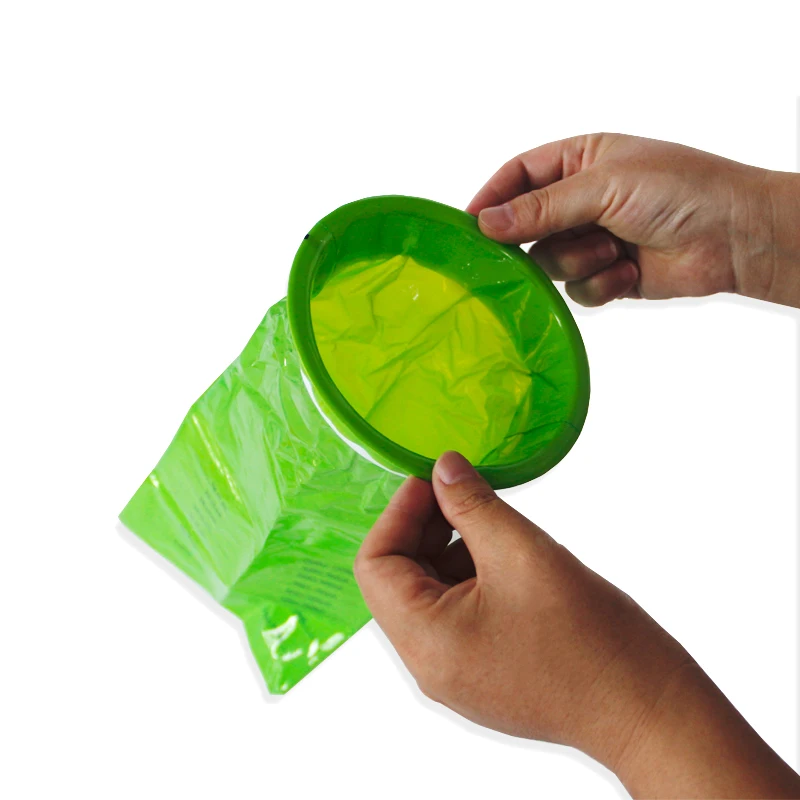 pla biodegradable urine vomit travel bag disposable medical rigid neck sickness vomit bag