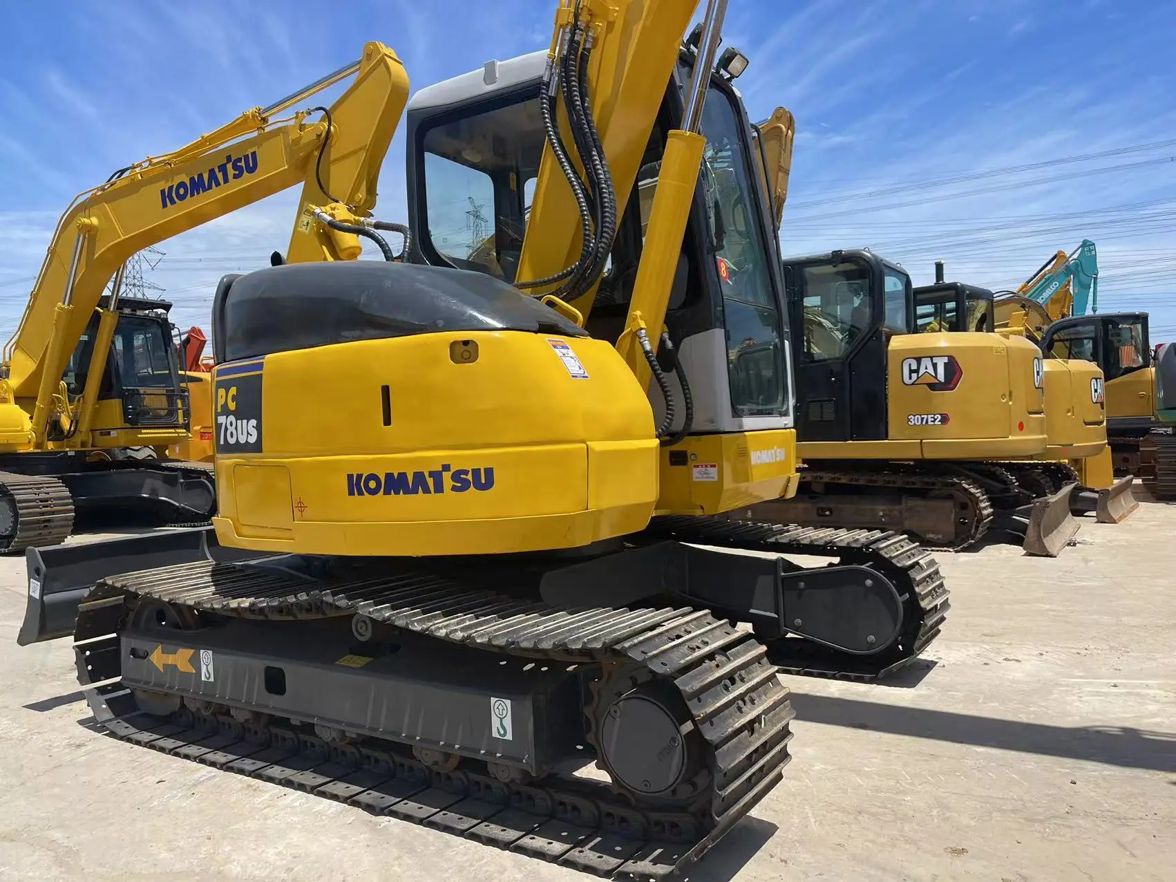 7 ton used digger komatsu pc78us -6 mini excavator used excavator hitachi cheap used excavators