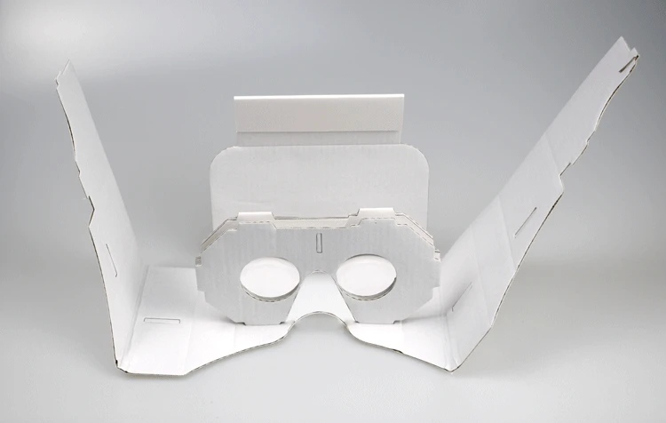  Данных лягушка Сделай Сам портативное виртуальной реальности VR очки Google Cardboard 3D Очки коробка для смартфонов Iphone X 7