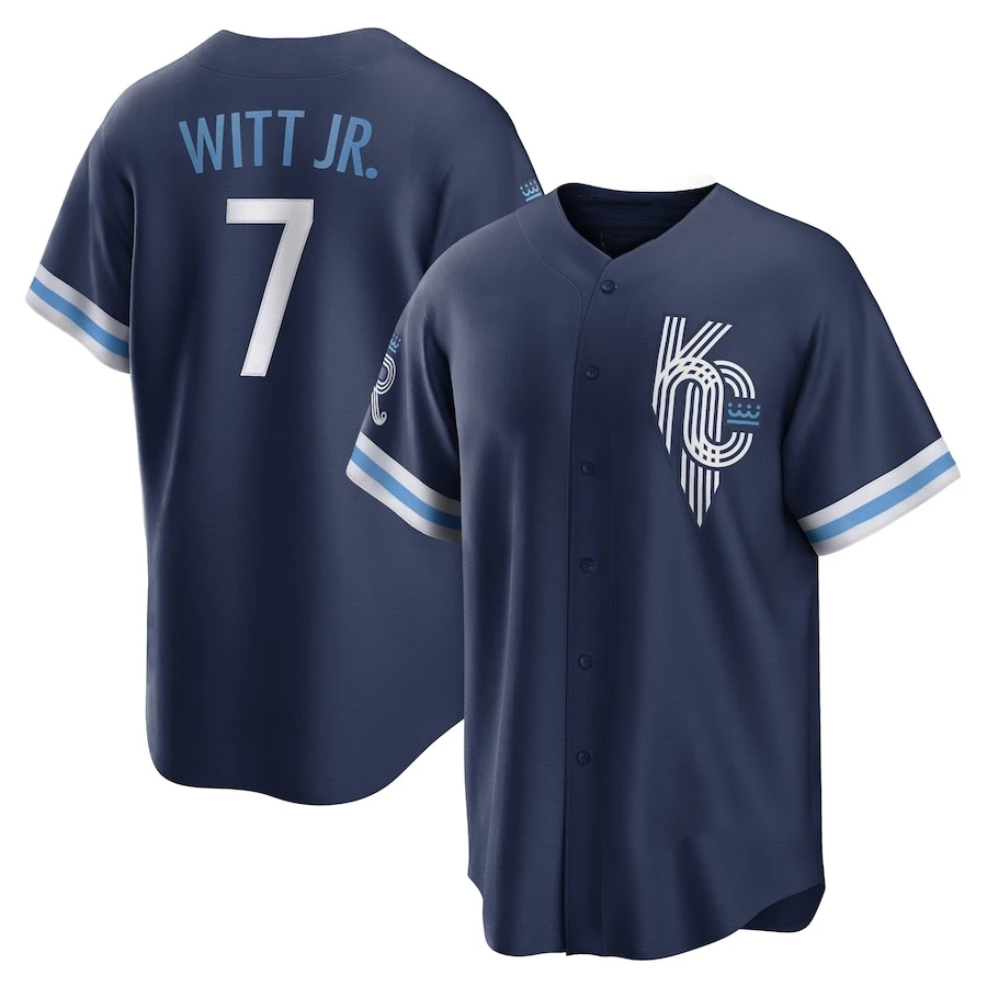 High quality new 2024 City Connect baseball jersey #16 Andrew Benandi #13 Salvador Perez #15 White Merrifield