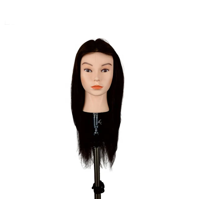 Factory Low Price Female Mixed Hair Mannequins Head Training Manikins Head For Beauty Salon