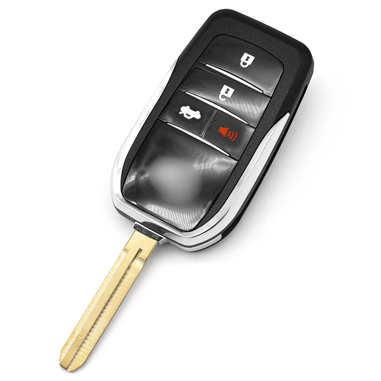 Car Remote Control Key Shell Case For T-oyota Rav4 Sequoia RAV4 Tundra Tacoma Prius C-amry Corolla Modified Flip Cover