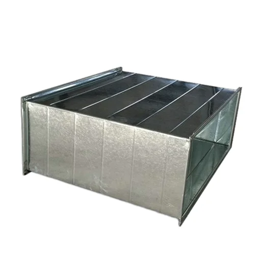 Industrial Galvanized Steel Rectangular Spiral Duct for Outdoor AC Systems for Hospitals Schools Halls Gyms