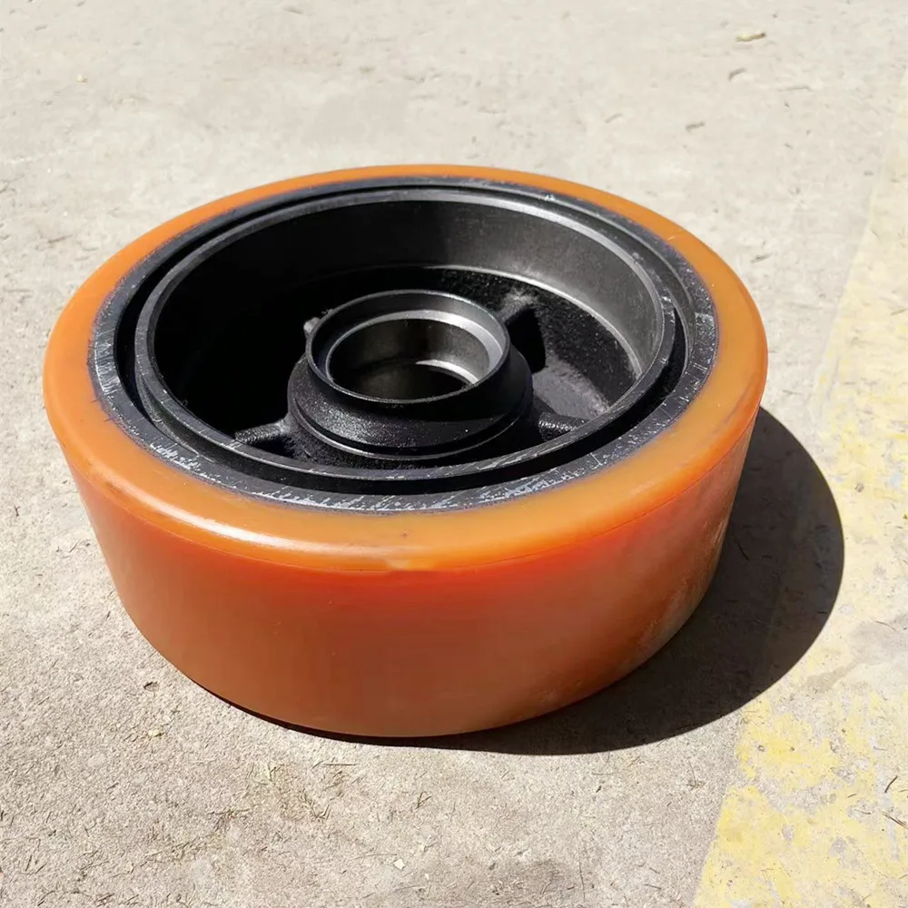 Long Service Life 285x100 (47x24) mm LINDE Part No. 0029902329  0029903807 Durable Poly urethane Solid  Load wheel