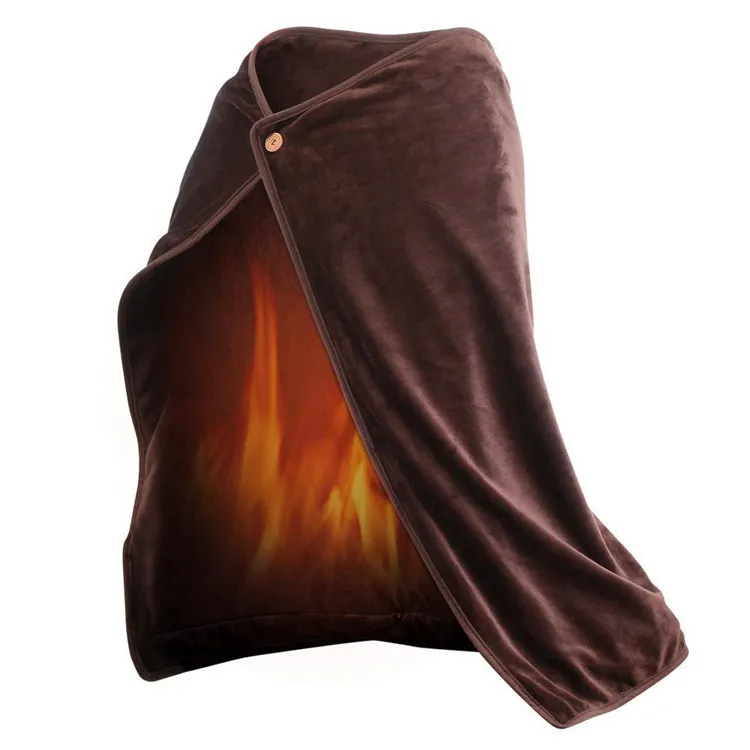 Machine Washable Heated Blanket Throw Blanket for Couch with 3 Heating Levels Soft Fleece Blanket