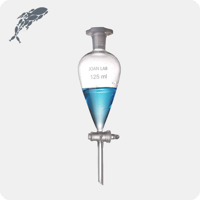 JOAN Glass Separating Funnel With PTFE Stopcock