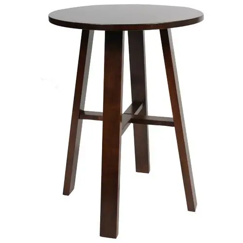 Modern Design Sustainable Wooden Metal Bar Table Versatile Pub Table for Home Restaurant Kitchen Stylish Centerpiece Furniture