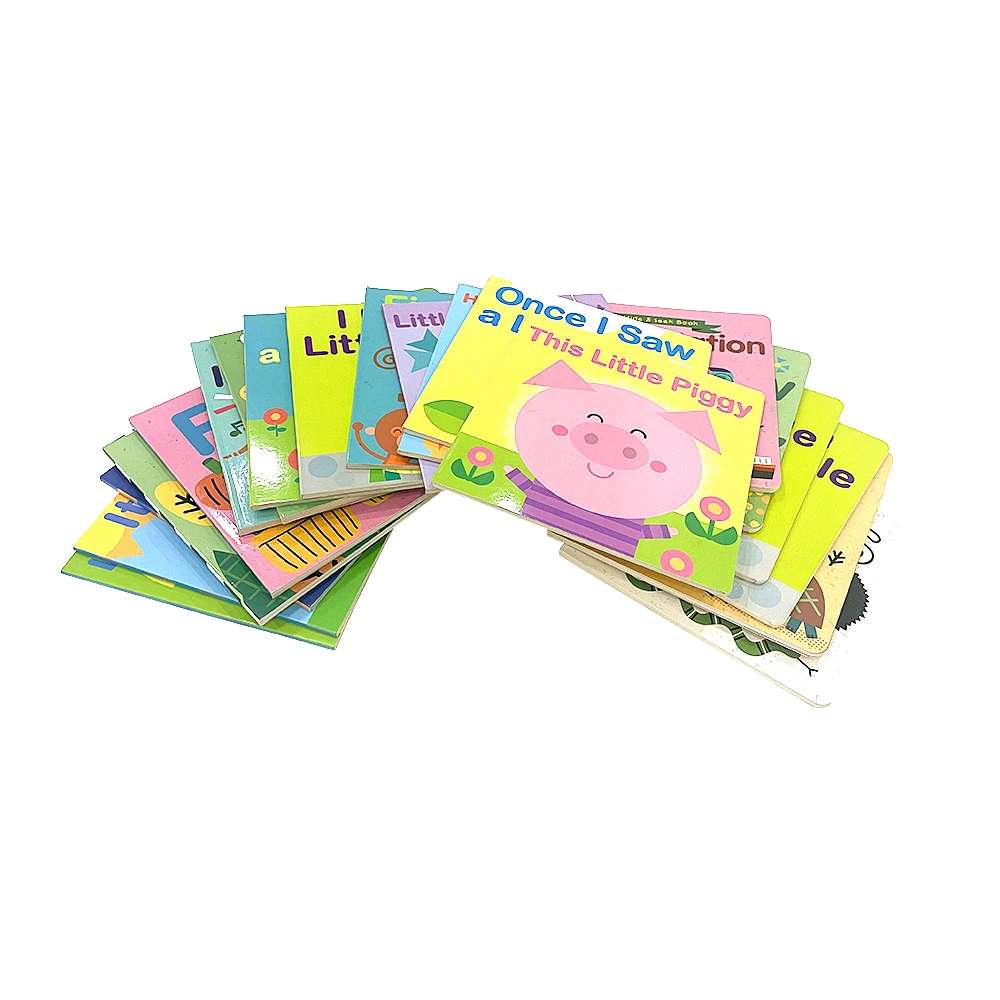 Cheap Price Custom Binding Full Color Children Doll Board Book Hardcover Book Printing Service