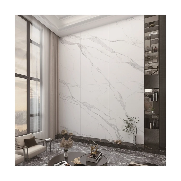 China Big Professional Factory Large Size Sintered Stone Artificial Stone Marble Porcelain Floor Wall Calacatta Tile