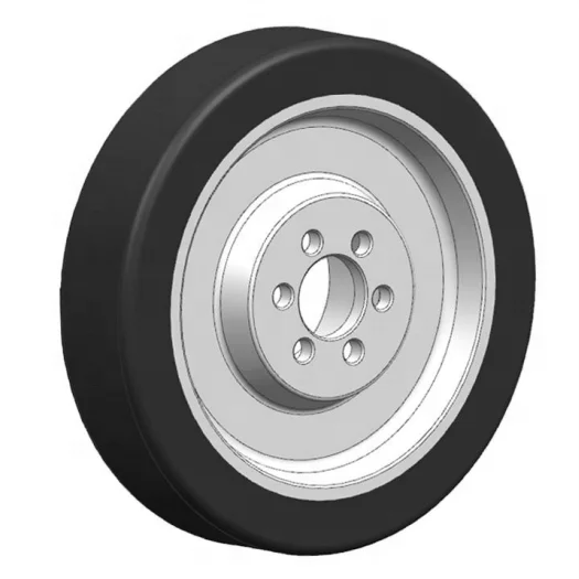 SS 125x28mm AGV drive wheel for robot customizing order made available