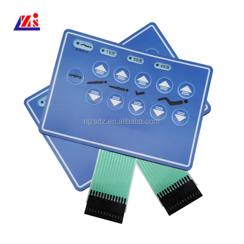 Custom OEM service touch panel push button membrane switch keypad