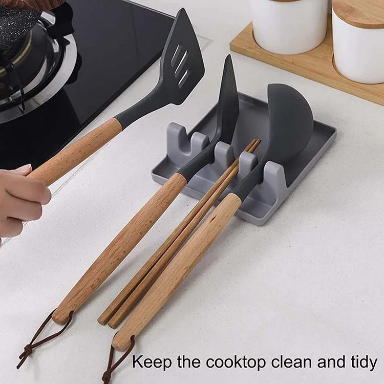 Custom Made Kitchen Utensil Holder Kitchen Silicone Spoon Rest