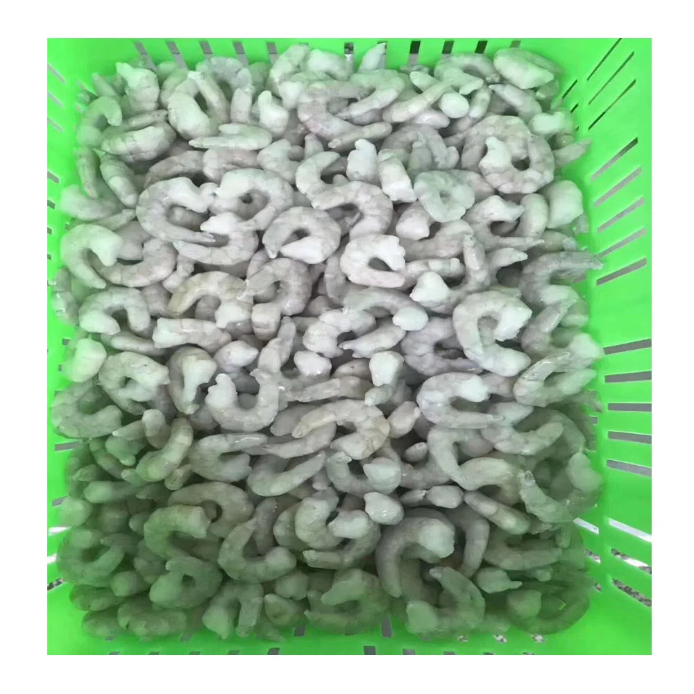 
frozen vannamei shrimp white prawns meat peeled deveined PD shrimp 