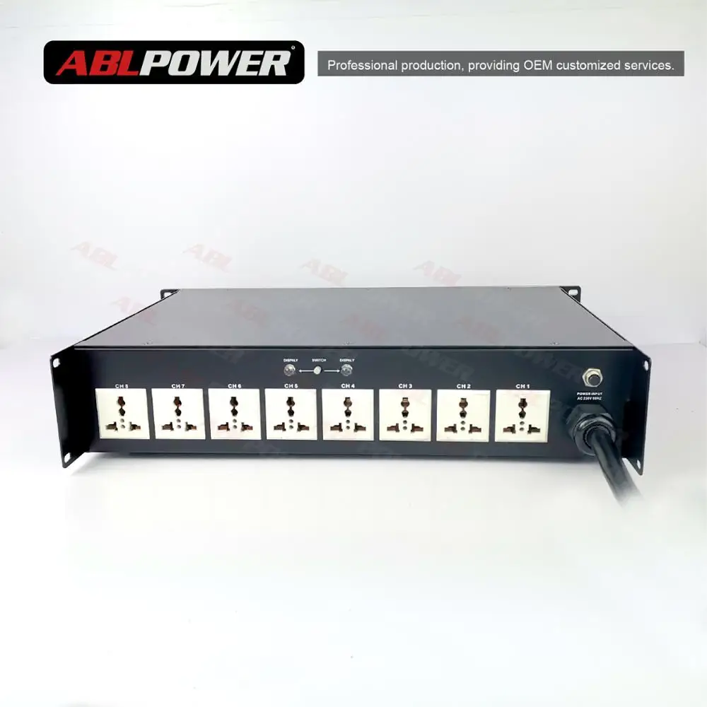 High power sequence box sound system dj equipment power supply sequencer 13 channels