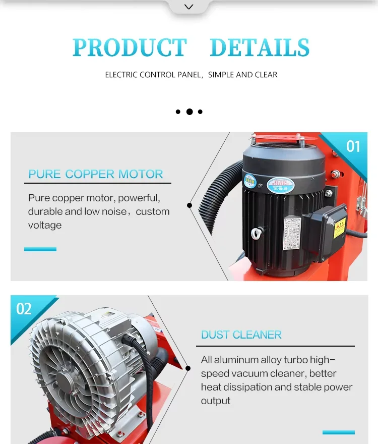 Floor Grinding Machine Floor Grinding Machine Frequency Control Concrete Floor Grinding Machine