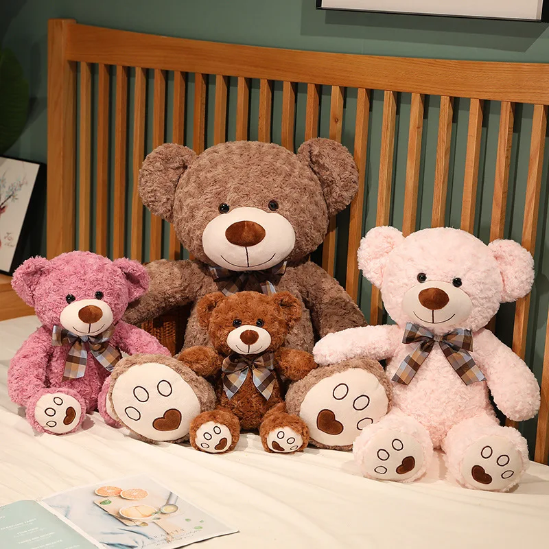 Fluffy Teddy Bear Soft Toys Party Present Kids Gift Stuffed Plush Teddy Bear Toys for Christmas Birthday