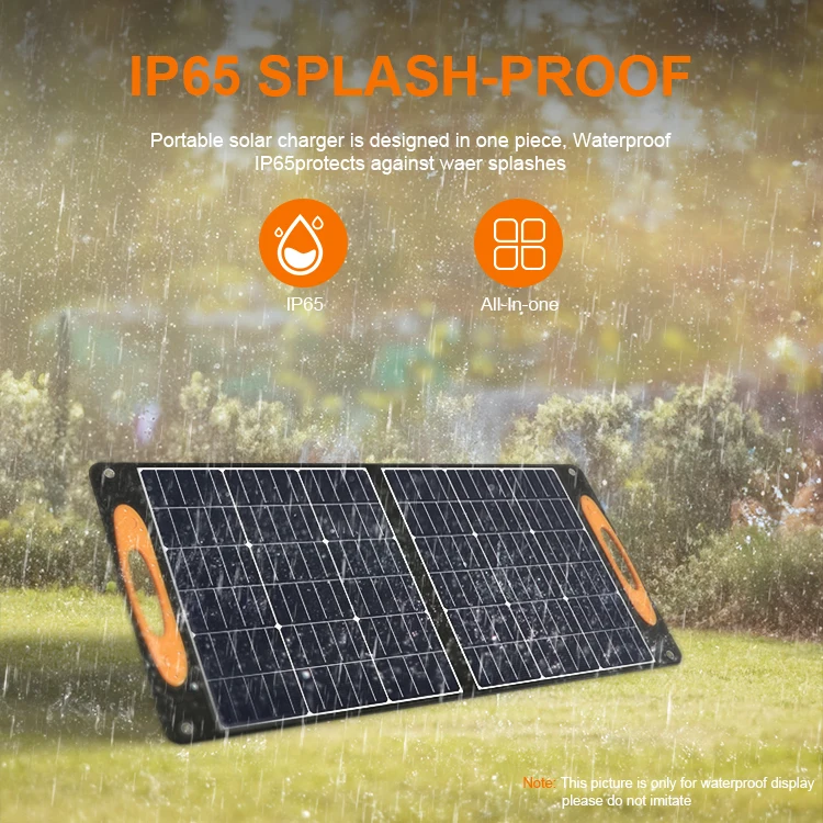 Solar Generator Power Bank Energy System 100w Portable Solar Panel Charger 20v Fabric Folded Folding Foldable Solar Panels