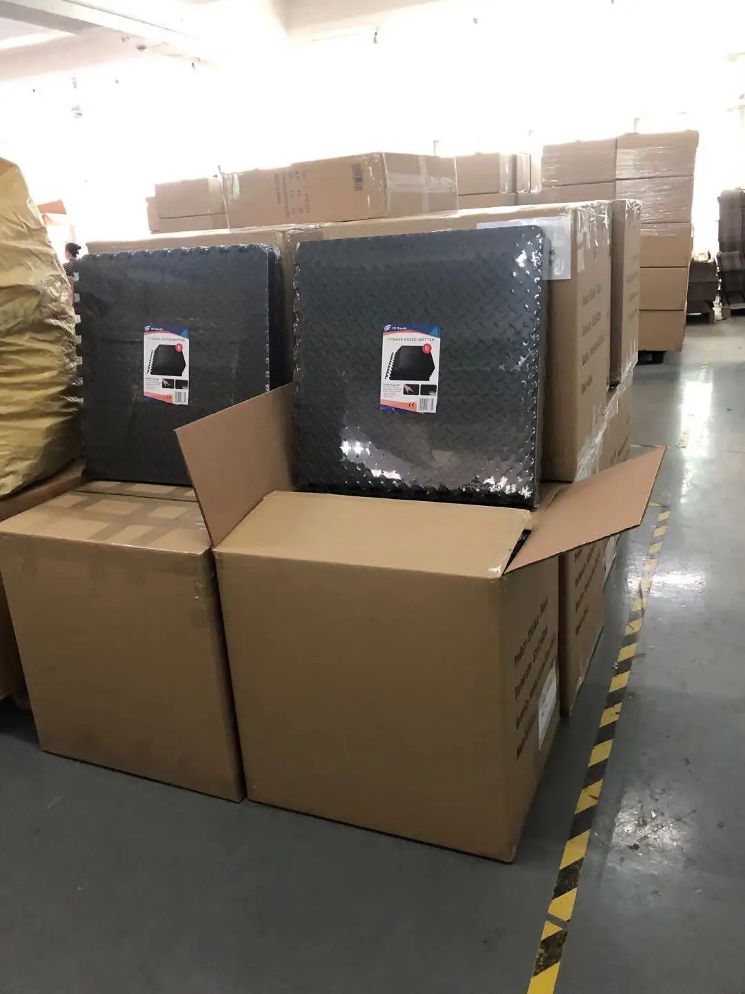 Черный EVA пенопластовый коврик 60*60*1 2 см толстый заказной принт высокое качество защитный пол с более низкой ценой