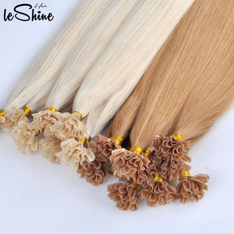 No Tangling Blonde Mini Itip Hair Extension Cambodian Pre Bonded u Tip Hair Manufacturer