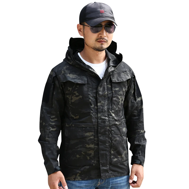 Spy Shadow Autumn and winter tactical Jacket outdoor windbreaker M65 male army fan tactical jacket