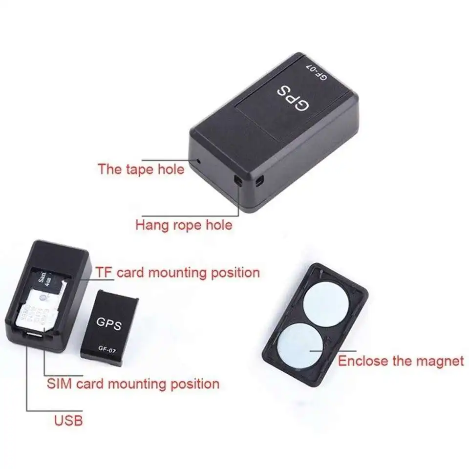 GF07 Mini Small Size Personal Car GPS Locator Anti Lost Recording Tracking Device Locator Magnetic Vehicle GPS Tracker For Pet