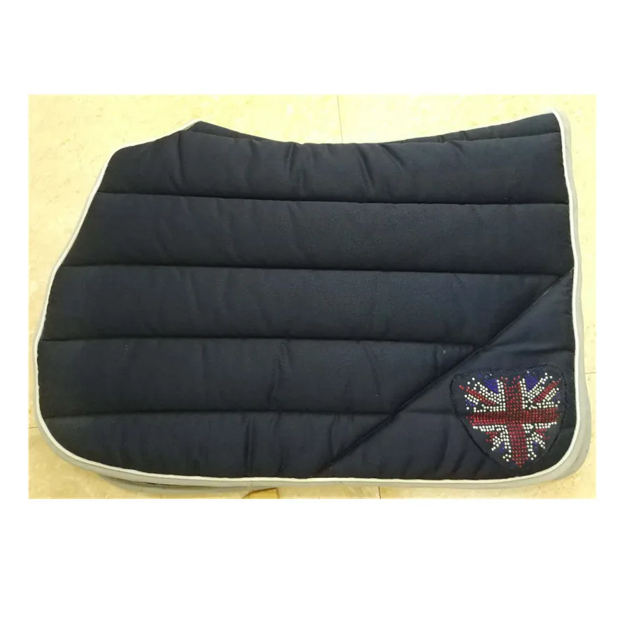 Horse Saddle Cloth Sheepskin Crystal Saddle Pads
