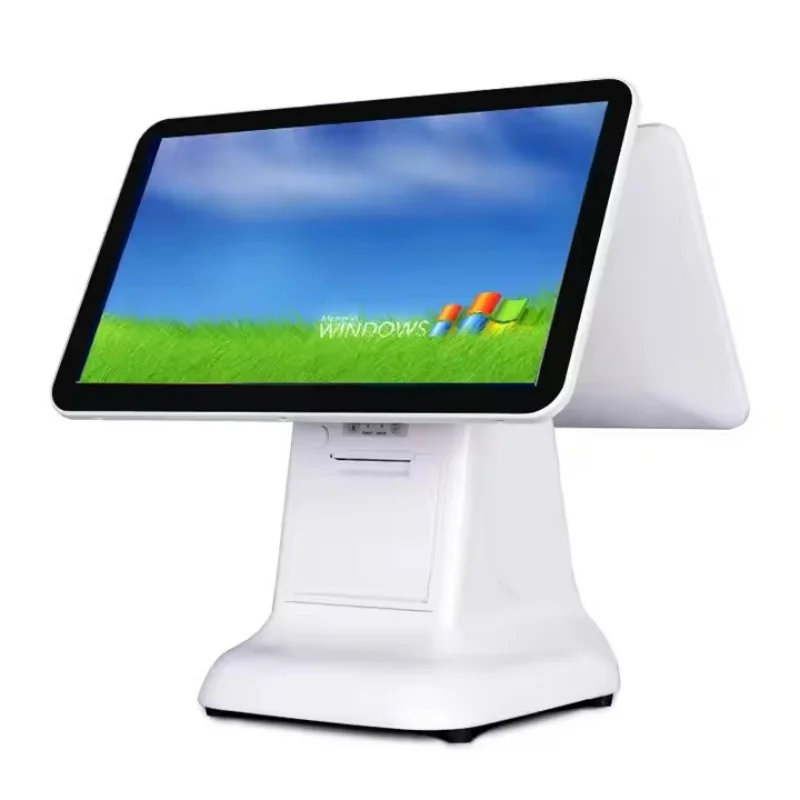 Windows 15 6-дюймовый сенсорный ЖК-экран Msr POS система с термопринтером 58/80 мм и 2D сканером