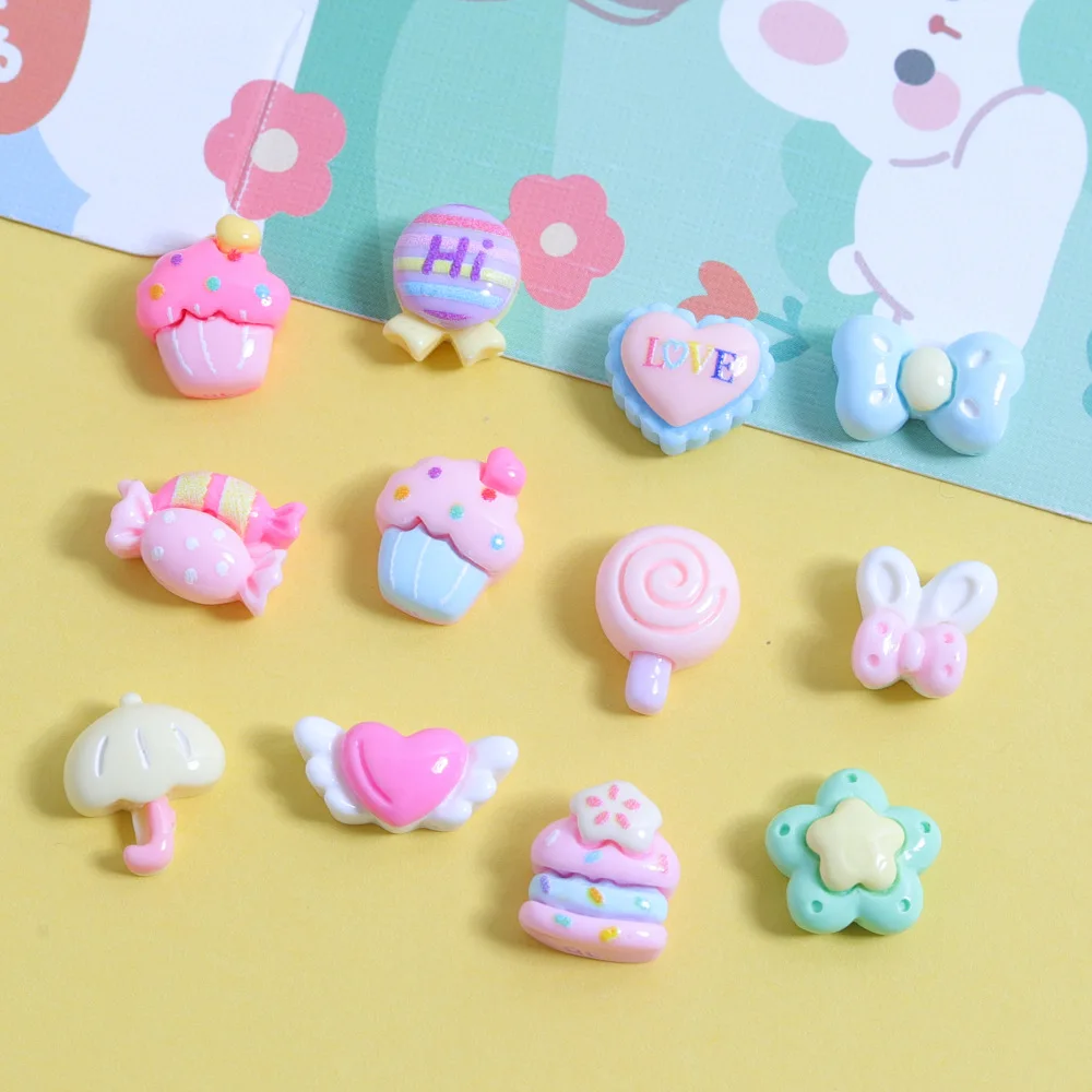 2024 New Kawaii Dream Home Dessert Series Flat Back Charm Decorative Resin Accessories DIY resin craft for theme park