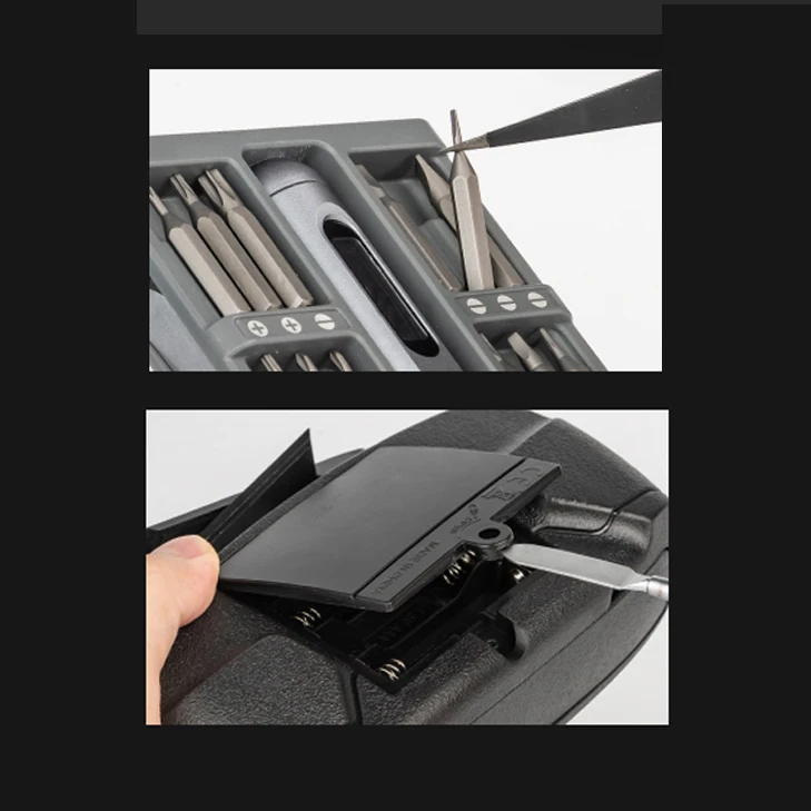 Power Screwdriver Set with LED light for Home Computer Repair Tools Multi-fuctional Electric screwdriver set 38in1