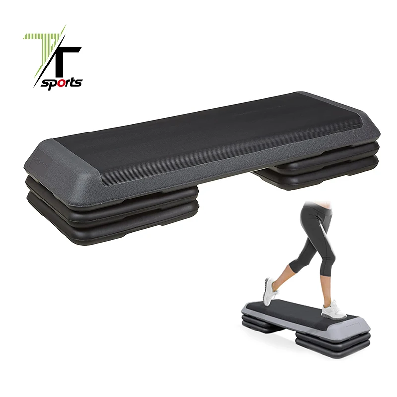 4 Risers The Step Original Aerobic Platform Aerobic Exercise Workout Step Platform for Total Body Fitness