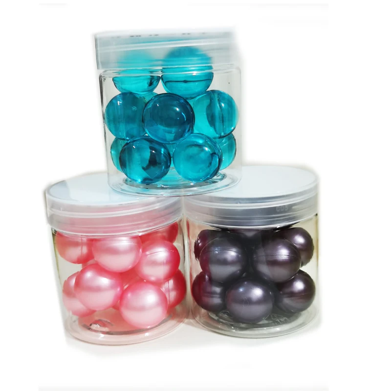 Bestseller Wholesale Bath Pearls Red Heart Shape Round Whitening Moisturizing Bath Beads Bath Oil Pearls