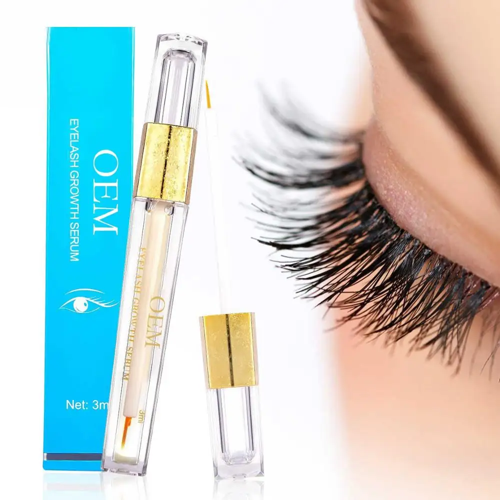 
OEM/ODM Private Label Pure Natural Organic Eyelash Growth Serum Lash Lift Oil For Eyelash Extension Enhancer Latiss Boite Cils 