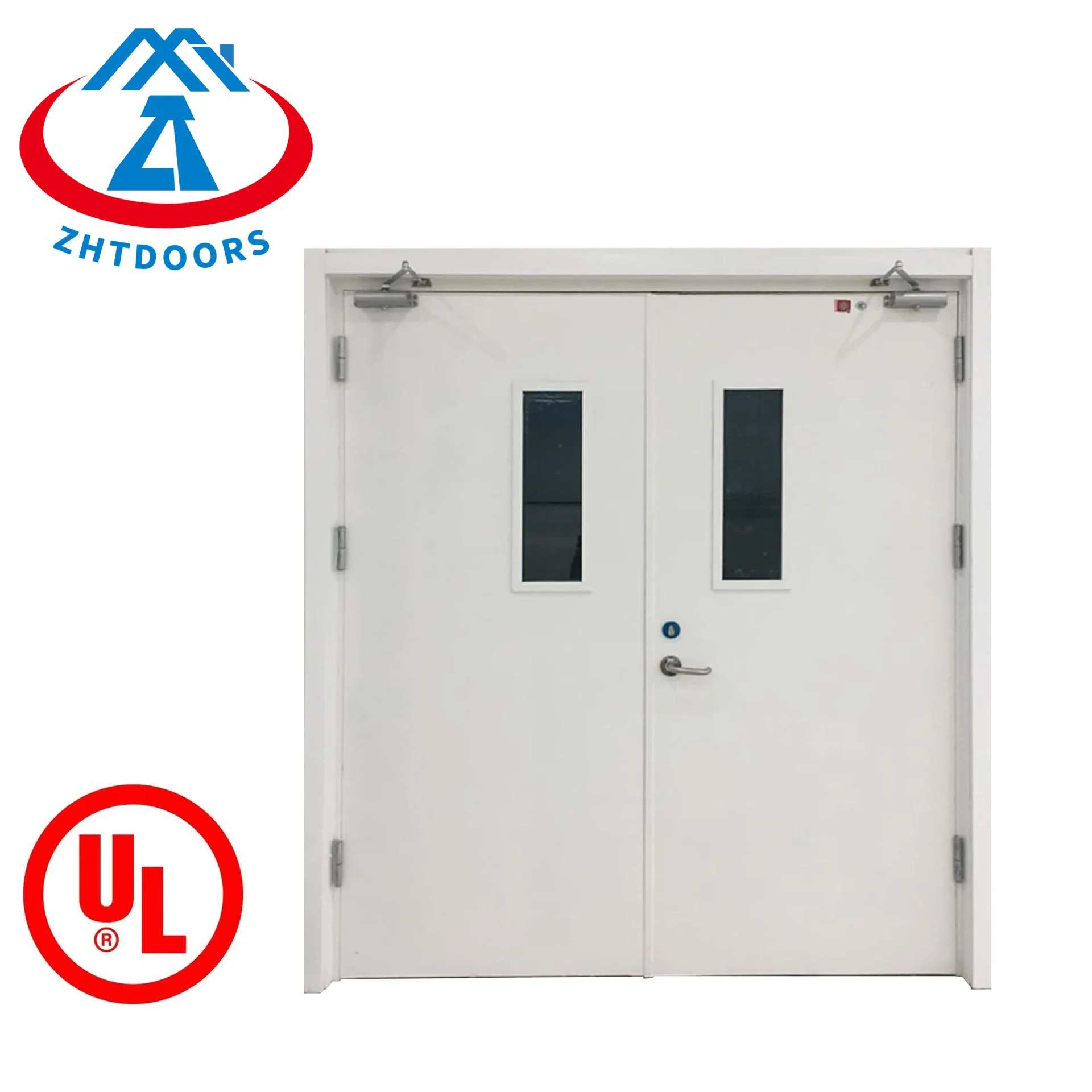 ZHTDOORS все технические характеристики 30 минут одобренная ulul малазия чугунная Противопожарная металлическая дверь цена